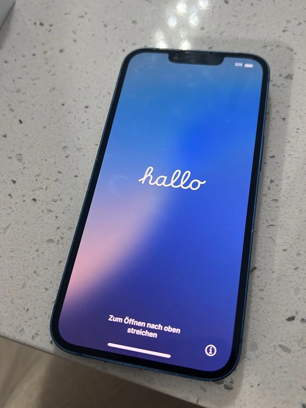 Apple iPhone13  Blue with Dual Rear Cameras